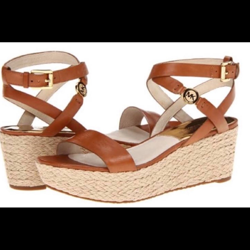 Michael Kors New Size 9m Paltform Wedge Sandals